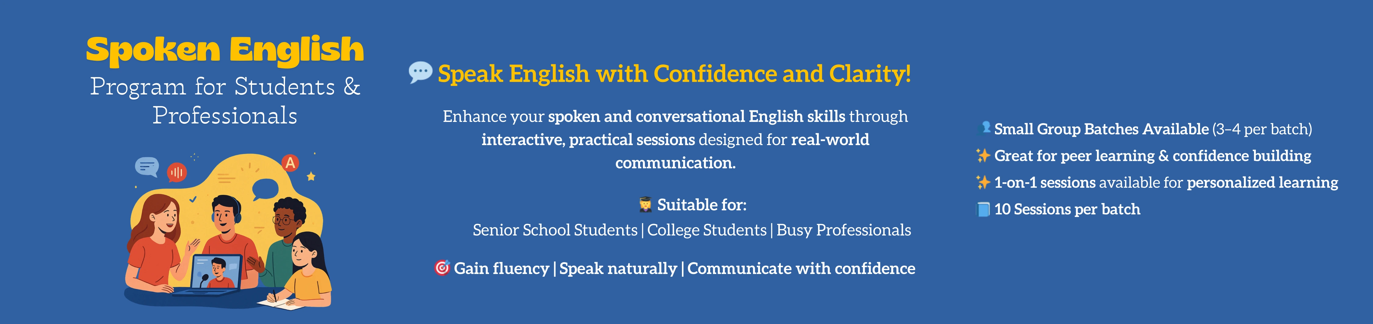 Spoken English Adults - Instructor LED Web