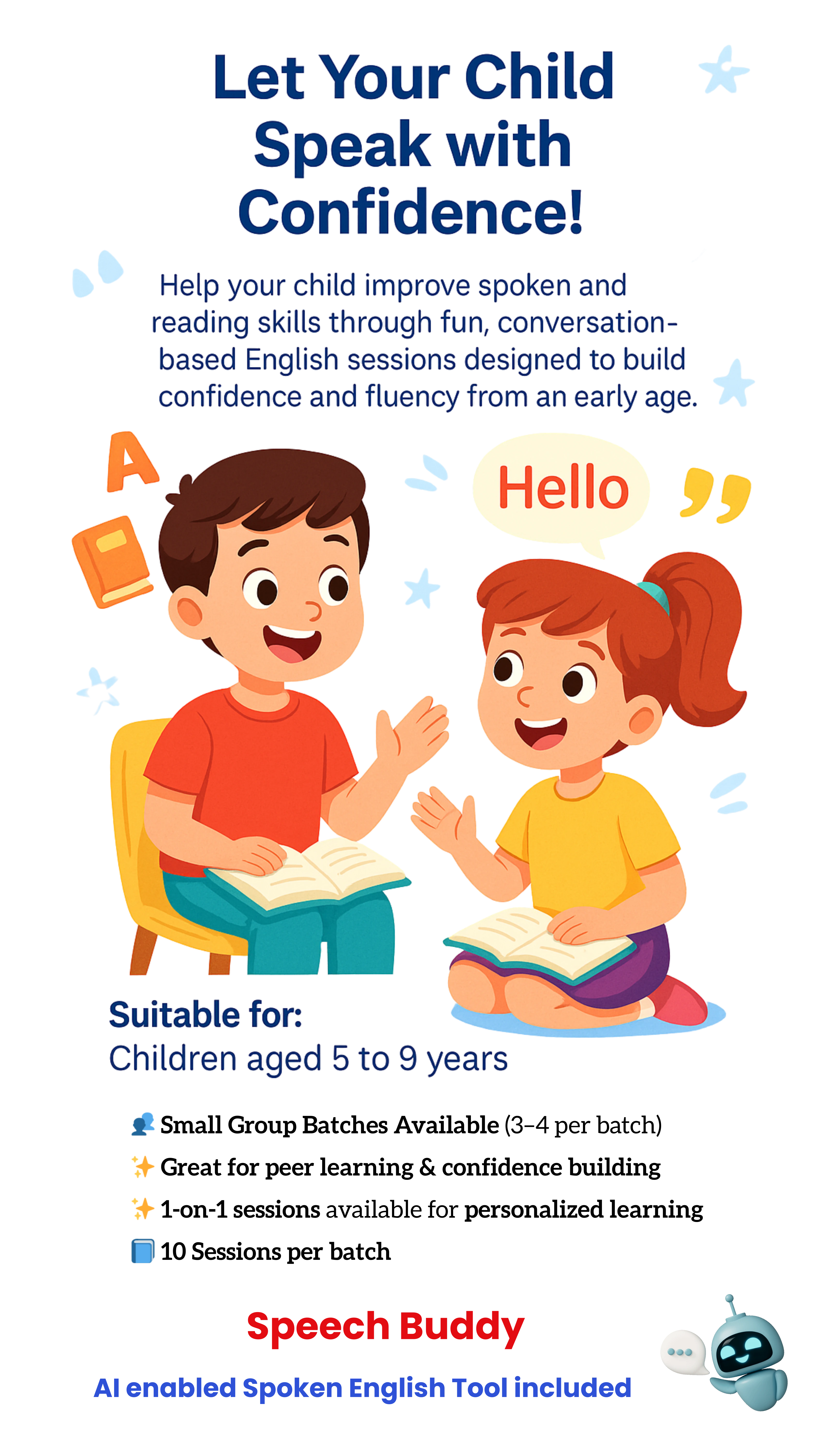 Spoken English Kids - Instructor LED Mobile