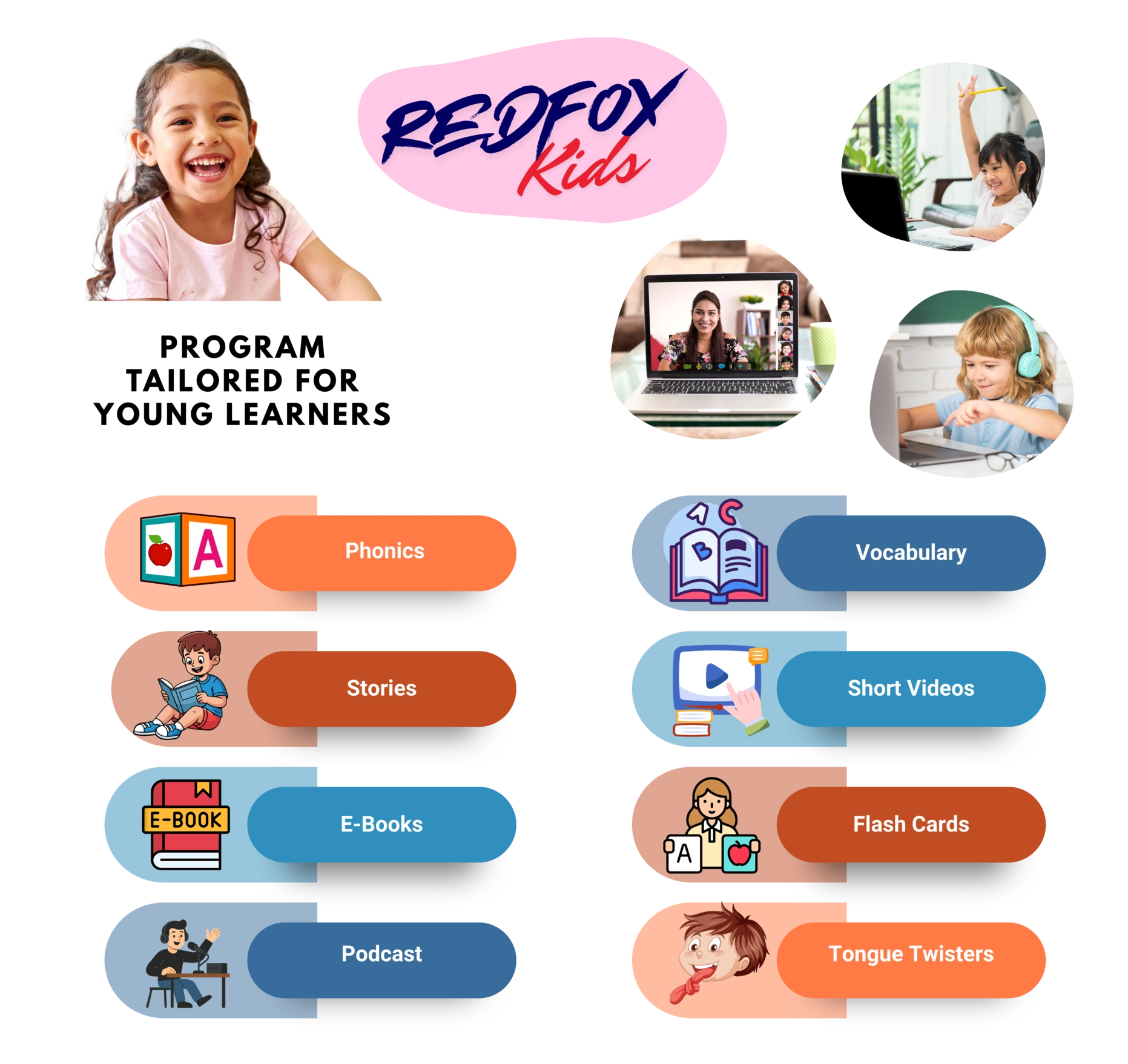 Red Fox Kids Banner - Mobile